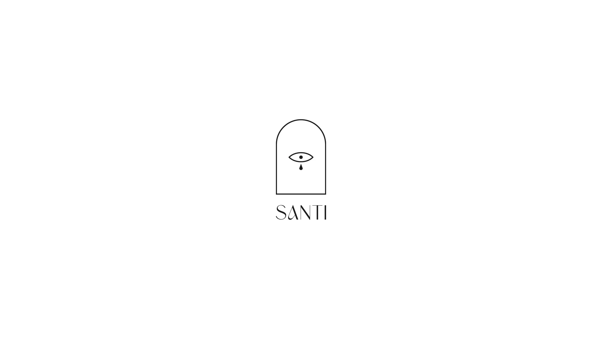 לוגו Santi על רקע לבן