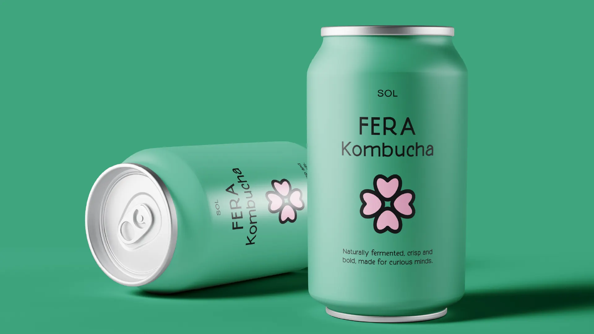 פחיות קומבוצ'ה FERA של SOL